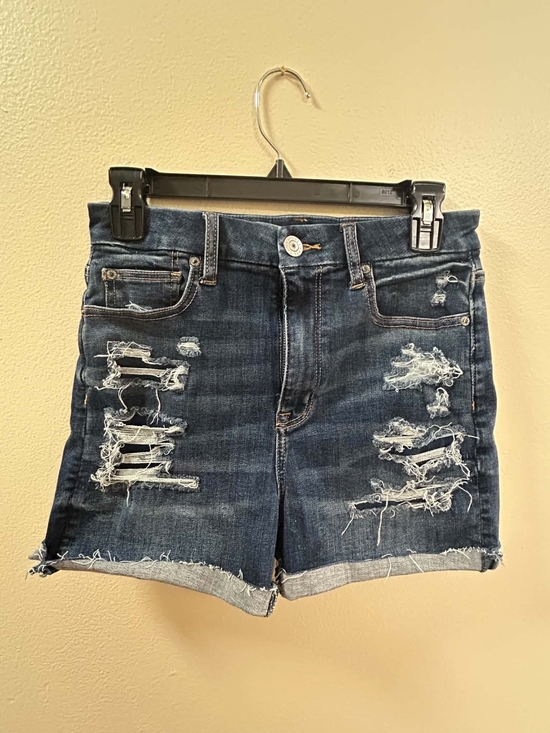 American Eagle Outfitters Pants - American Eagle Outfitters Distressed Dark Wash Denim Shorts
